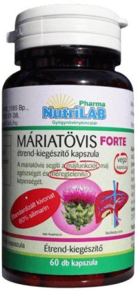 NutriLAB Máriatövis Forte vega kapszula 60X