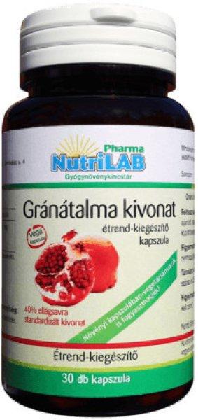 NutriLAB Gránátalma kivonat vega kapszula 30X