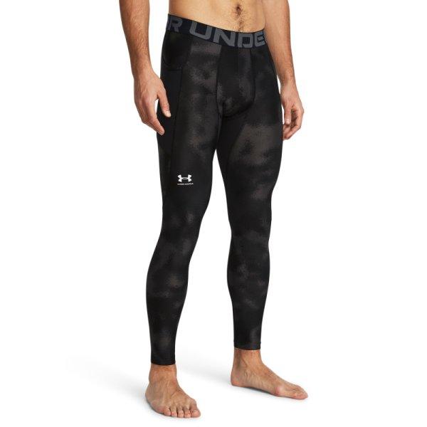 UNDER ARMOUR-UA HG Armour Printed Lgs-BLK Fekete XXL