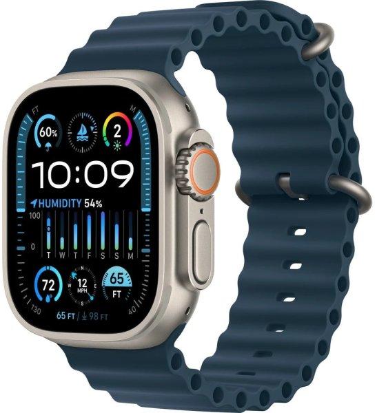 Apple Apple Watch Ultra 2 49mm titán óceán-kék szíjjal