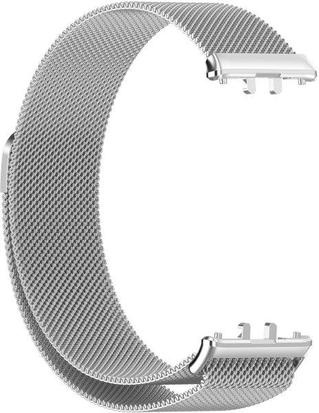 4wrist Szíj Samsung Fit 3-hoz - Milanese Loop Silver