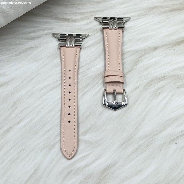 4wrist Bőr óraszíj Apple Watch-hoz 38/40/41 mm - Pink