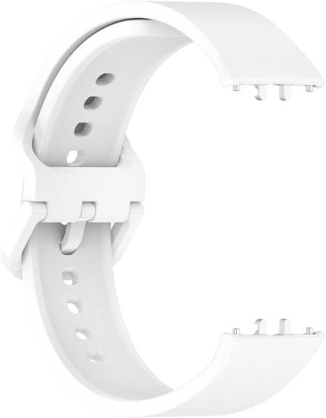 4wrist Szíj Samsung Fit 3-hoz - Silicone Band White