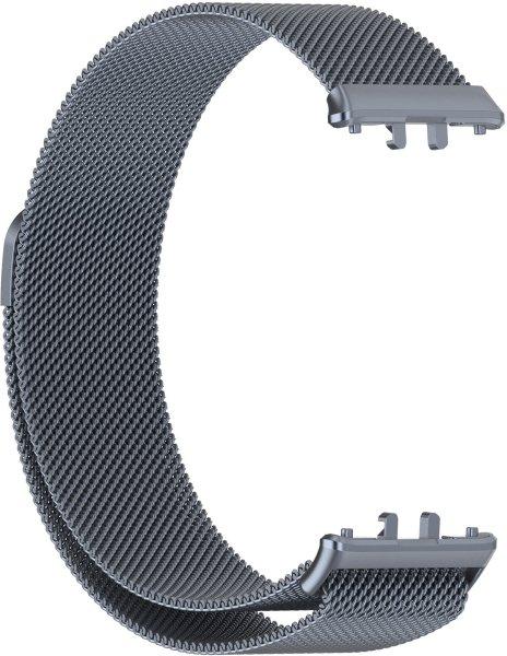 4wrist Szíj Samsung Fit 3-hoz - Milanese Loop Grey