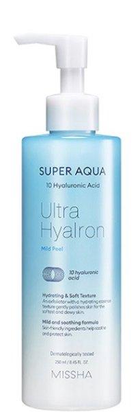 Missha Hidratáló hámlasztó zselé arcra Super Aqua Ultra
Hyalron (Mild Peel) 250 ml