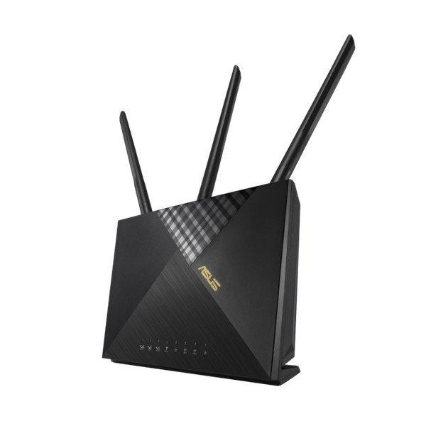 ASUS 4G Modem + Wireless Router Dual Band AX1800 1xWAN(1000Mbps) +
4xLAN(1000Mbps), 4G-AX56