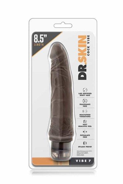  Dr. Skin Cock Vibe 7 Chocolate 