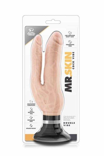  Mr. Skin Double Vibe Cock Beige 