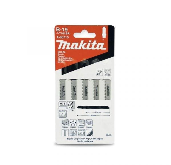 Makita 5db HCS B-19 szúrófűrészlap FURNÉR, befejező, TPI:12, L:90mm
(A-85715)