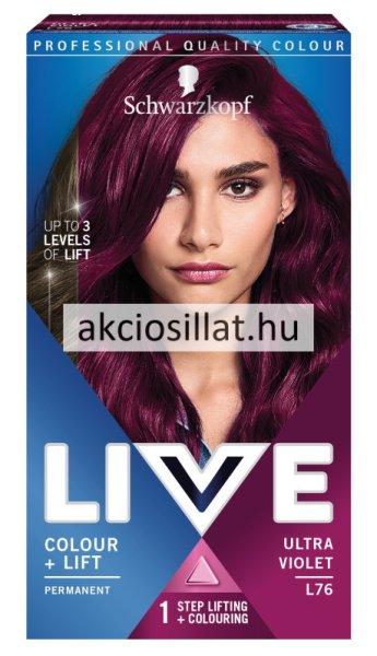 Schwarzkopf Live Color hajfesték L76 Ultra Violet