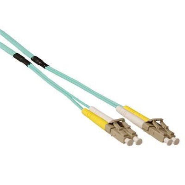 ACT Multimode 50/125 OM3 duplex ruggedized fiber cable with LC connectors 30m
Blue