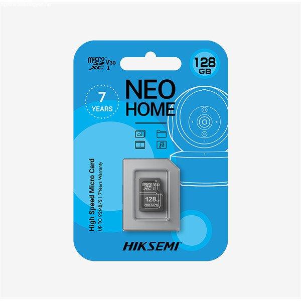 HIKSEMI Memóriakártya MicroSDXC 64GB Neo Home CL10 92R/40W UHS-I V30
(HIKVISION)