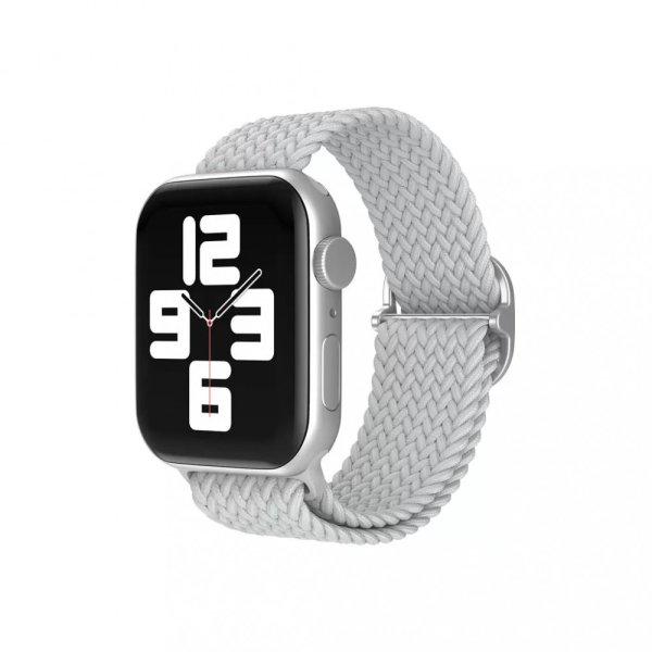 XPRO Apple Watch szőtt szövet körpánt Fehér 38mm/40mm/41mm