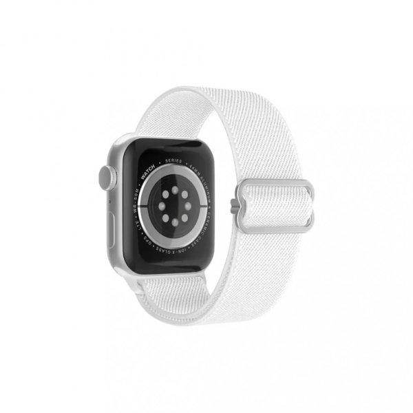 XPRO Apple Watch szövet körpánt Fehér 38mm/40mm/41mm