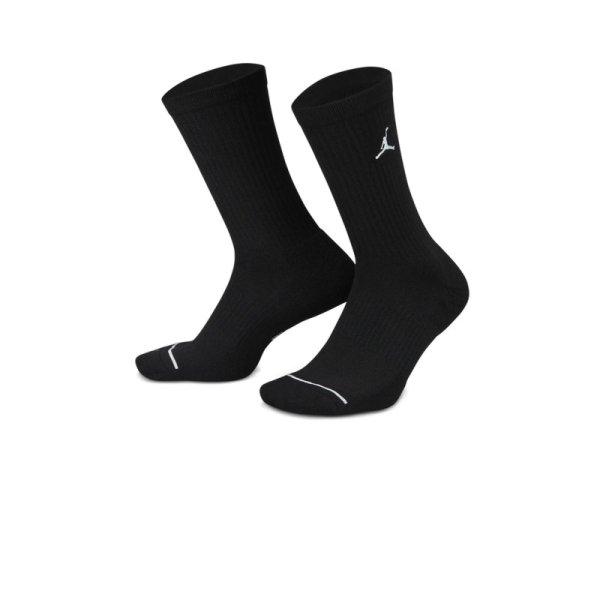 NIKE-Jordan Everyday Crew Socks (3 pairs) black/black/black Fekete 34/38