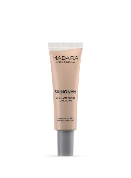 MÁDARA Félmatt smink peptidekkel Skinomym (Semi-Matte Peptide
Foundation) 30 ml Clay