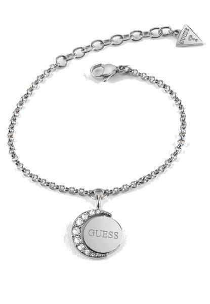 Guess Acél karkötő kristályokkal Moon Phases JUBB01198JWRHS
18,5 - 22 cm - XL