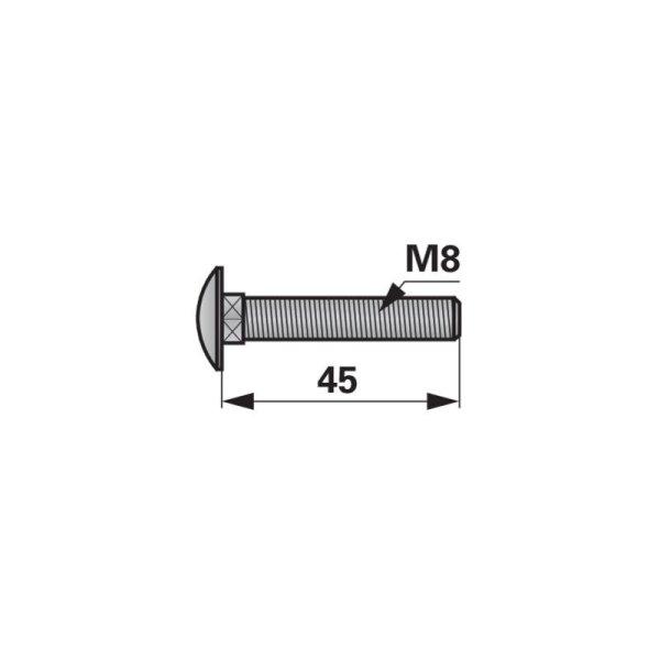 Rögzítőcsavar 00630523 - M8 x 45 mm