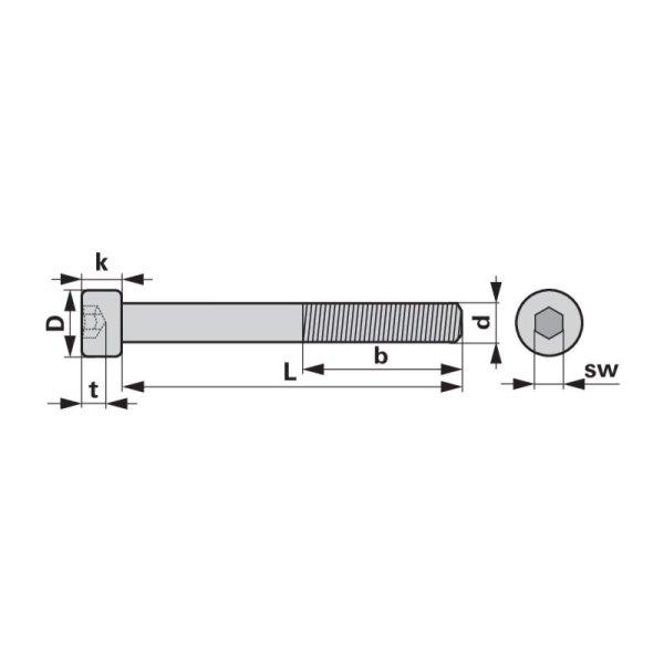 Rögzítőcsavar 00902540 - M8 x 20 mm