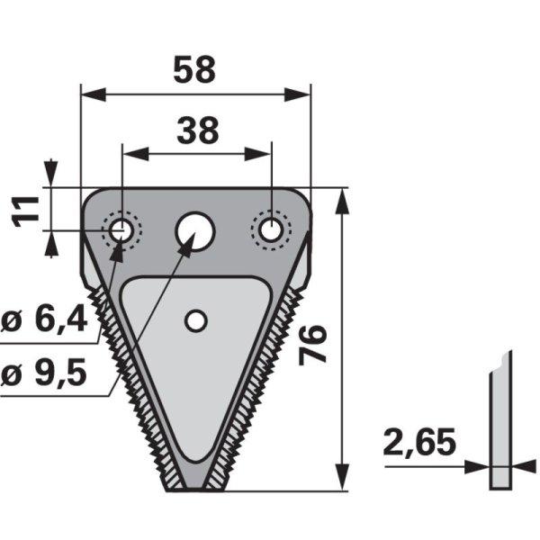 Kaszapange ESM 00442312 - 76 mm