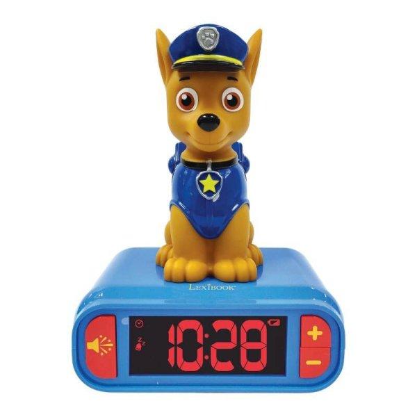 Digital alarm clock with a Chase 3D nightlight Lexibook