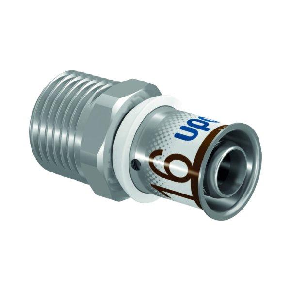 UPONOR S-Press PLUS menetes átmeneti idom ötrétegű csőhöz, 16 mm x
1/2" K