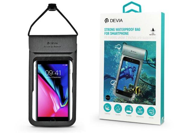 Devia univerzális vízálló védőtok max. 7'' méretű
készülékekhez - Devia Strong Waterproof Bag For Smartphone - fekete