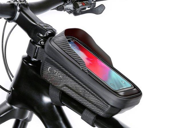 Univerzális kerékpárra szerelhető, por- és cseppálló telefontartó táska
- Tech-Protect V2 Bike Mount M Size - fekete