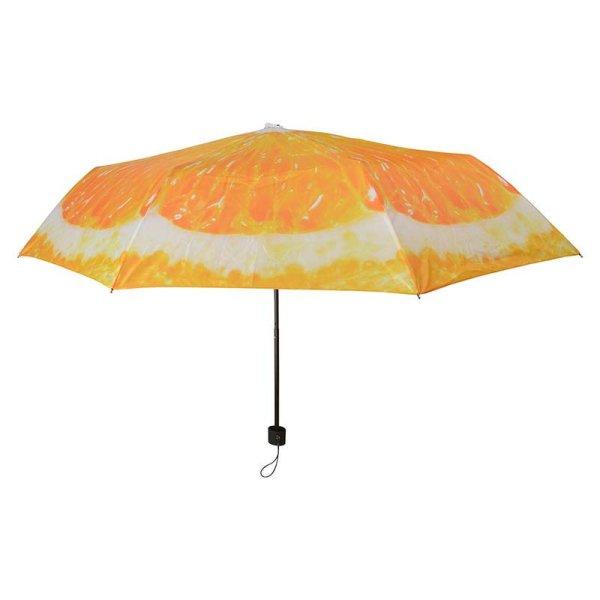 Összecsukható narancsos esernyő, 98 cm átmérőjű