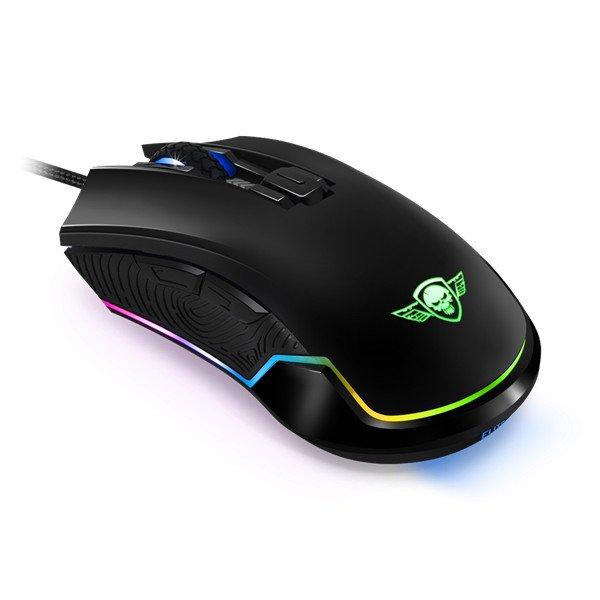 Spirit of Gamer Egér - ELITE-M20 (4000DPI, 1000Hz, 7 gomb, Omron, harisnyázott
kábel, fekete)