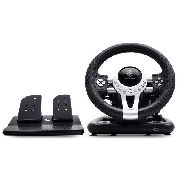 Spirit of Gamer Kormány - RACE WHEEL PRO 2 (kormány+pedálok+váltó, PC /
PS3/4 / XBOX X/S/One kompatibilis, fekete)