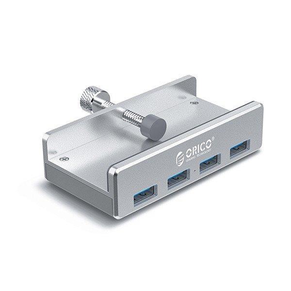 Orico USB3.0 Hub - MH4PU-SV /161/(4 port, Bemenet: USB-A, Kimenet: 4xUSB-A,
rögzíthető, ezüst)