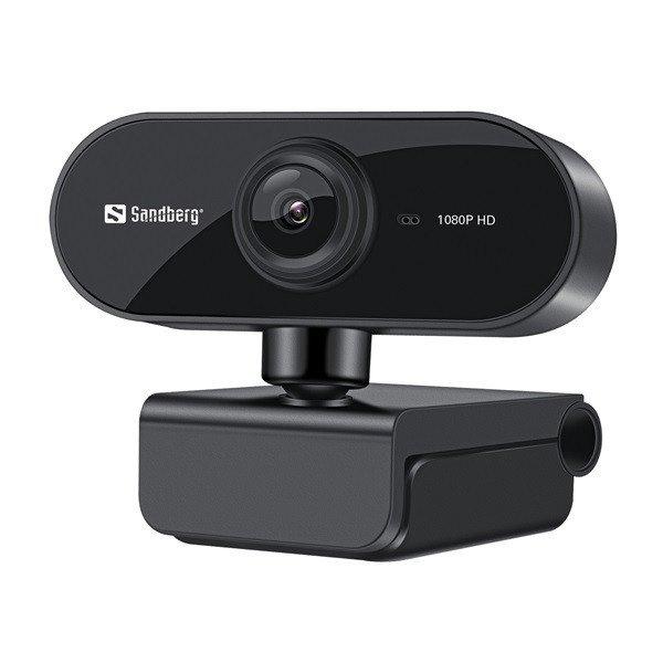 Sandberg Webkamera - USB Webcam Flex 1080P HD (1920x1080/30FPS, 2 Megapixel; USB
2.0; mikrofon)