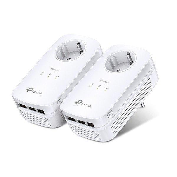 TP-Link Powerline adapter Kit - TL-PA8030P (1300Mbps, 230V aljzat, 3x RJ45, 2x2
MIMO; 128-bit AES, OFDM, Max 300m, AV2)