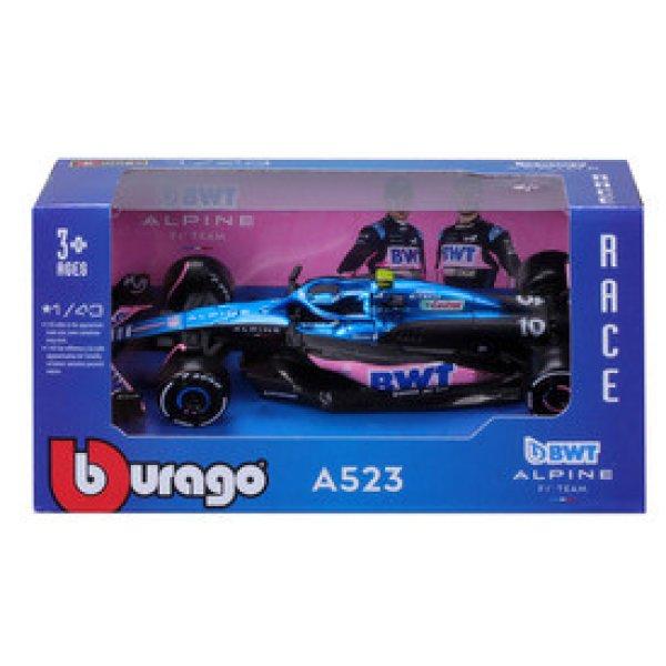 Bburago 1 /43 F1 versenyautó - Alpine A523 #10 (Pierre Gasly)