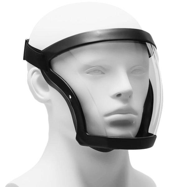 Biztonsági fröccsenésmentes teljes arc védőmaszk - szél-, homok-,
esőálló, átlátszó és páramentes felület (THM)
