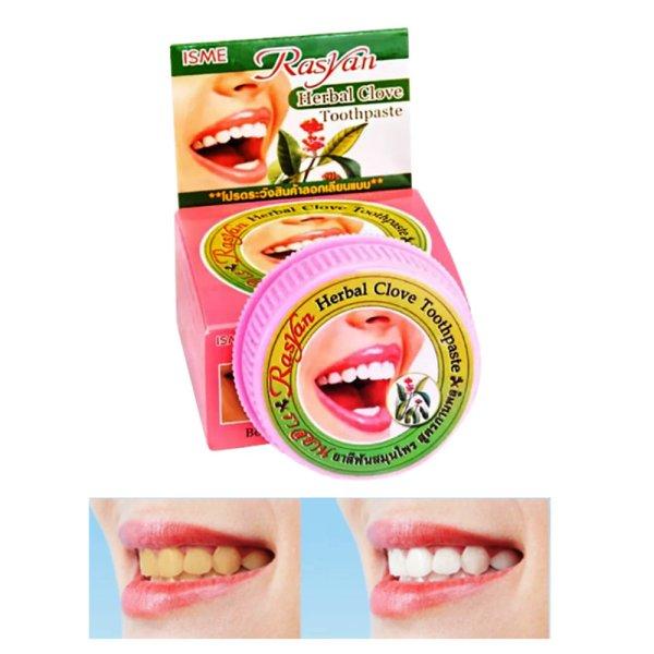 Isme Rasyan herbal szegfűszeges fogfehérítő fogkrém paszta- 25G (BBTH)