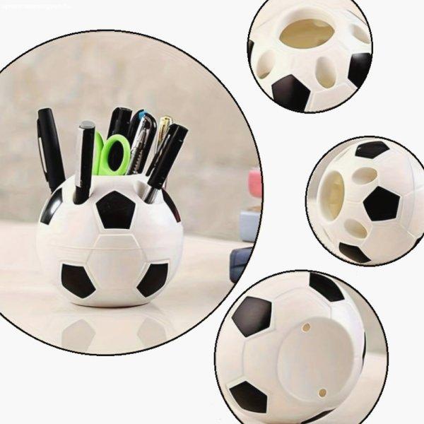 Futball labda alakú asztali ceruzatartó - foci rajongóknak (BB-22164)