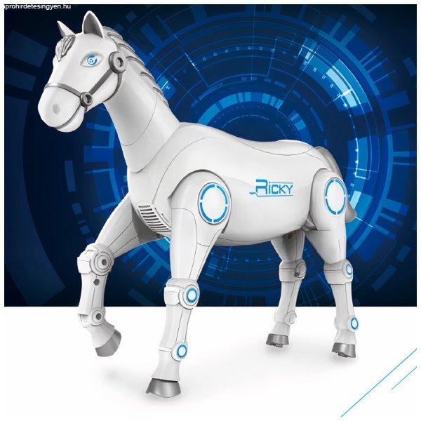 Ricky a sétáló, nyerítő, táncoló és zenélő robot ló - okos játék
ló távirányítóval - fehér - 39 x 30 x 12 cm (BBLPJ)
