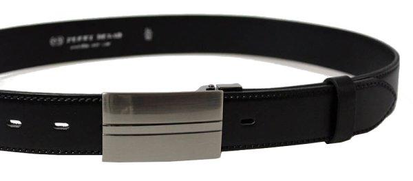 Penny Belts Férfi bőr elegáns öv 35-020-8PS-60 black 95 cm