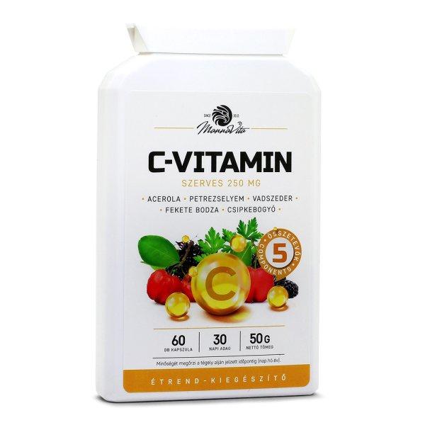 Mannavita C-vitamin Komplex 250mg szerves, 60db (2db)