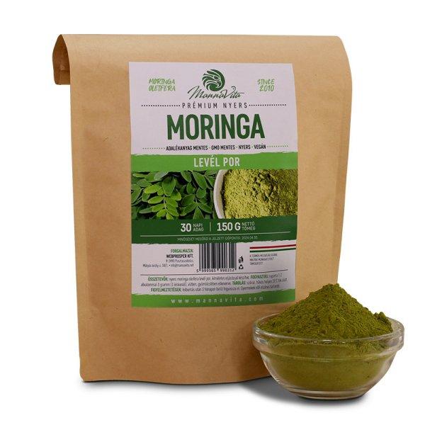 Mannavita Prémium nyers Moringa őrlemény, 150g (2db)