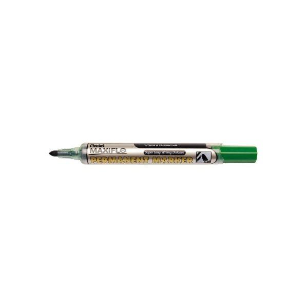 Alkoholos marker, 1,5 mm, kúpos, PENTEL "Maxiflo NFL50", zöld
