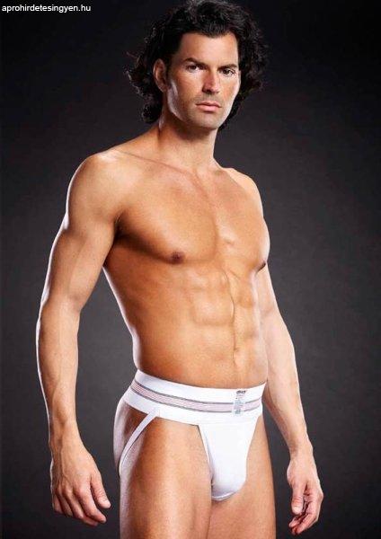 Microfiber Jock Strap White L/XL