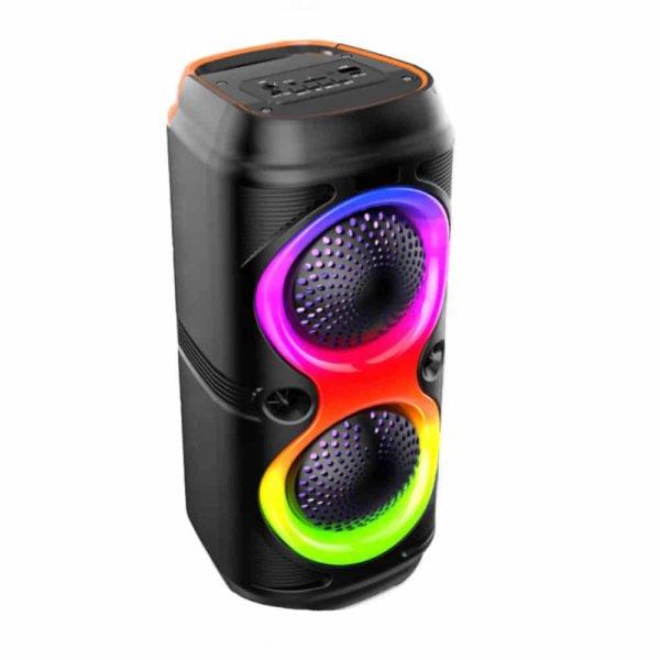 ABS-2401 Bluetooth party hangfal 1800 mAh akkumulátorral,
lenyűgöző RGB LED fényekkel és erős basszussal
(BBKM) (BBV)