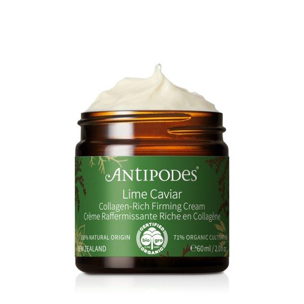 Antipodes Kollagén bőrfeszesítő krém Lime Caviar
(Collagen-Rich Firming Cream) 60 ml