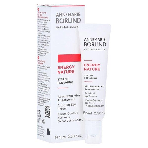 ANNEMARIE BORLIND Szemkörnyékápoló szérum ENERGYNATURE
System Pre-Aging (Anti-Puff Eye Serum) 15 ml