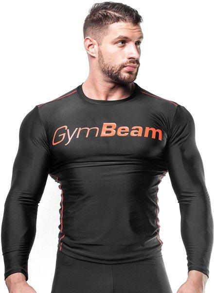 GymBeam Férfi kompressziós póló Black/Red S