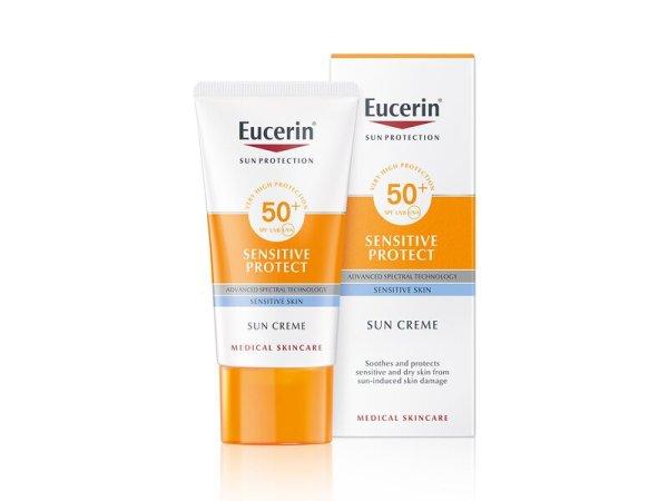 Eucerin Erősen védő krém arcra Sensitive Protect SPF 50+
50 ml