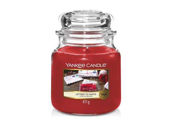 Yankee Candle Illatgyertya Classic Letters to Santa 411 g - közepes